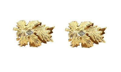 Design Ottone Tovagliolo Anello Decorazione per Cena Tavolo Montatura 4.1cm Di 2 - Immagine 1 di 3