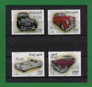 S1305, Irak 2014, Royal Chariots, Coches, Mercedes, Rolls Royce, Cadillac, MNH - Imagen 1 de 1