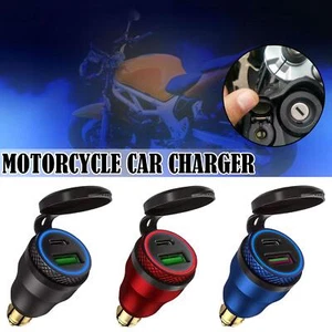 Motorrad QC3.0 USB Typ C PD Ladegerät Netzteil passend für EU Stecker - Picture 1 of 22