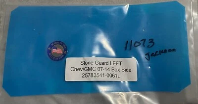 GM OEM PELÍCULA PROTECTORA TIMONERA PROTECTOR DE PIEDRA TRASERO GENUINO ORIGINAL Foto 1 de 2