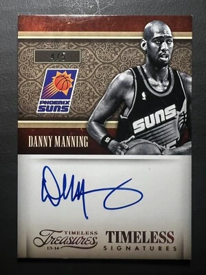 2013-14 Panini Timeless Treasures Signatures Danny Manning Auto /5 Kobe Bryant - Image 1 of 2