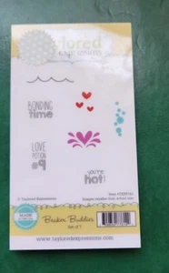 Taylored Expressions Rubber Stamps: " Beaker Buddies " EUC!  - Picture 1 of 2