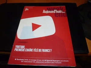 Revue "AUJOURD'HUI MAGAZINE du 14 fevrier 2025" Youtube, premiere chaine tele de - Picture 1 of 1