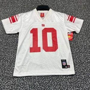 New York Giants Manning #10 Jersey Shirt Youth Medium 10-12 Red NFL V-Neck New M - Picture 1 of 8