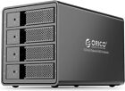 Orico 4-Bay External Hard Drive Enclosure Usb3.1 Type C Fr 2.5/3.5