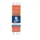 1980, April 22, Full Ticket.  Toronto Blue Jays at Kansas City Royals