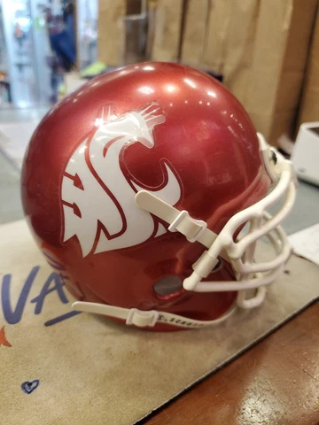 Washington State Cougars Schutt Mini Helmet - LOOSE Cover