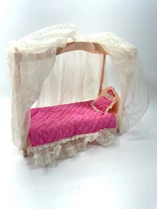Barbie Mattel 1985-1982" Glow" Dream Canopy Bed #5641 SEE PICS - Picture 1 of 10