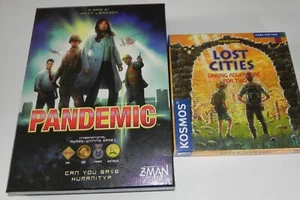 Pandemic board game plus Lost Cities card game Complete and nice - Picture 1 of 5