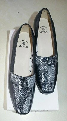 Chaussures bleues piton neuves taille 39,5 marque Marco étiquetées 145€ (vo) - Immagine 1 di 4