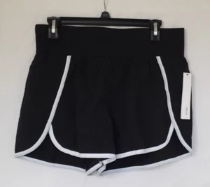 AQUA Womens Black Athletic Running Shorts Size Medium - Picture 1 of 4