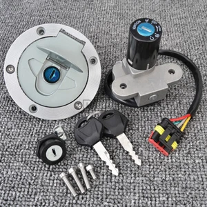 Fuel Gas Cap Ignition Switch Seat Lock W/ Key For MV Agusta Brutale 910S 910R  - Imagen 1 de 9