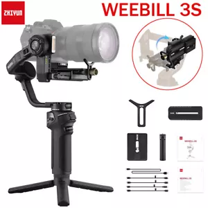 Zhiyun Weebill 3S 3-Axis Handheld Gimbal Stabilizer for Mirrorless Cameras DSLR - Picture 1 of 9