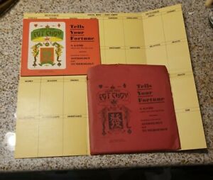 1948 Gong Hee Fot Choy Tells Your Fortune a Game 31st Edition NO CARDS
