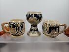 Lot of 3 Western Germany Goblet