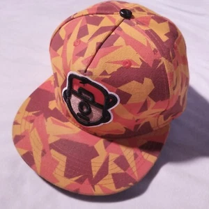 Trukfit Authentic Collection Truk Da World Orange Cap Hat Flaws Distressed  - Picture 1 of 16