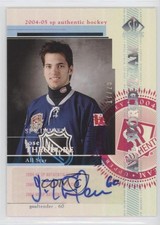 2004-05 SP Authentic All World Team SP Limited /25 Jose Theodore #121 Auto