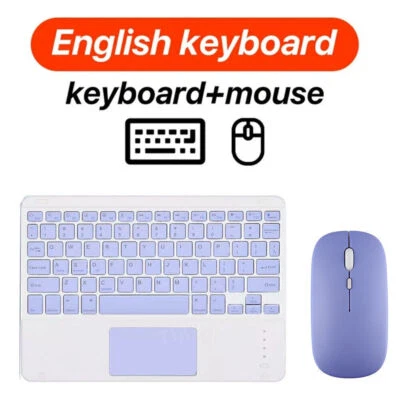 Universal Bluetooth Touchpad Keyboard Mouse For IOS Android Windows Tablet PC - Image 1 of 4