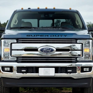 Ford Super-Duty F-250 F-350 F-450 2017 to 2019 Front Grill 1/32" Black Letter In - Picture 1 of 4