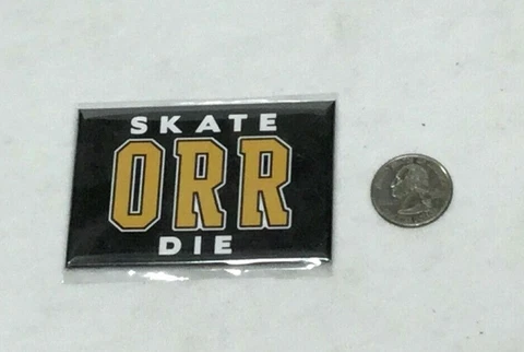 Bruins Themed Skate Orr Die Flat Logo Magnet Boston Bobby Orr Type FREESHIP Cover