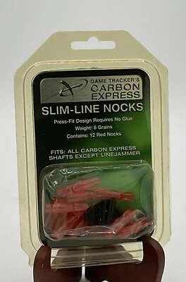 Levas rojas en línea Game Tracker’s Carbon Express NOS 8 granos paquete de 12 Foto 1 de 2
