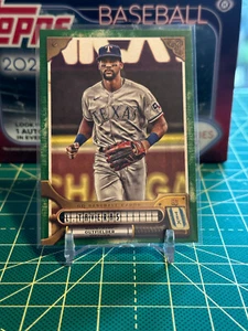 2022 Topps GQ Leody Taveras #7 Texas Rangers GREEN - Bild 1 von 1