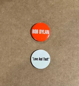 Bob Dylan - Love and Theft RARO set bottoni promo vintage '01 - Foto 1 di 2