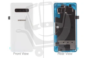 Official Samsung Galaxy S10+ G975 Ceramic White Battery Cover - GH82-18867B - Picture 1 of 1