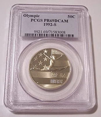 1992 S Olympic Commemorative Half Dollar Proof PR69 DCAM PCGS - Image 1 of 2