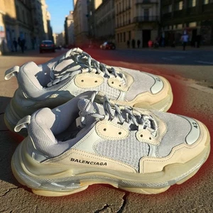 Balenciaga Triple S Clear Sole Sneakers – Size EU 42 / US 9 Men’s – Authentic - Picture 1 of 16