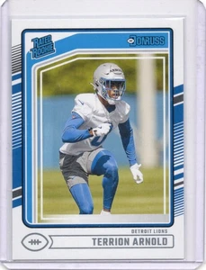 2024 Panini Donruss - Rated Rookie Terrion Arnold #371 (RC) Detroit Lions - Picture 1 of 2