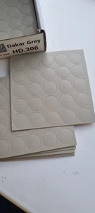 Self Adhesive Screw Cap Covers Dakar Grey - Picture 1 of 4