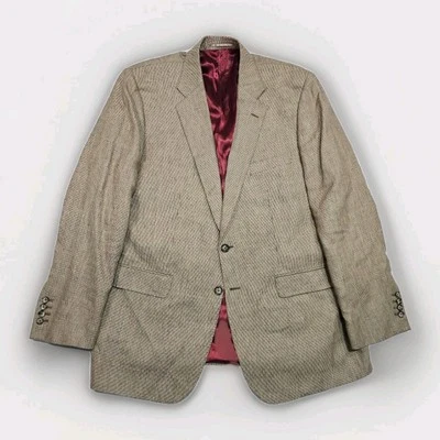 Joseph Turner Abrigo Deportivo Chaqueta Lino Lana Para Hombres 46R Blazer Luna Ropa Cuadros Foto 1 de 4