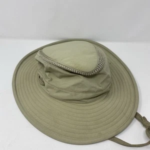 THE AIRFLO TILLEY Fishing Hat Cap LTM6 Size 7 1/8 Broad Brim Vented Safari Khaki - Picture 1 of 7