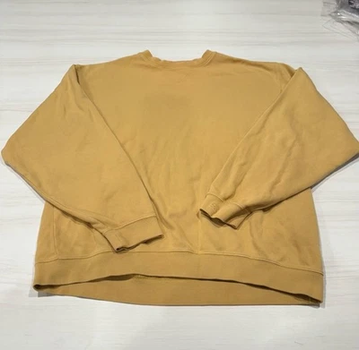 Sudadera amarilla vintage de los 90 Cutter & Buck para hombre XL talla XL suéter cuello redondo Foto 1 de 4