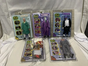 Batman Classic TV Serie Menge 5 DC Super Villains Retro 8" Figuren Toy Co - Bild 1 von 16