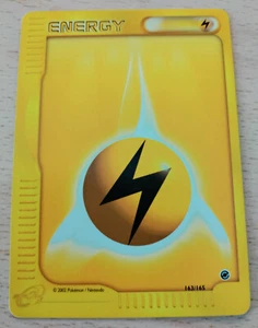 Pokemon Expedition Base Set Lightning Energy Near Mint Condition NM - Imagen 1 de 6