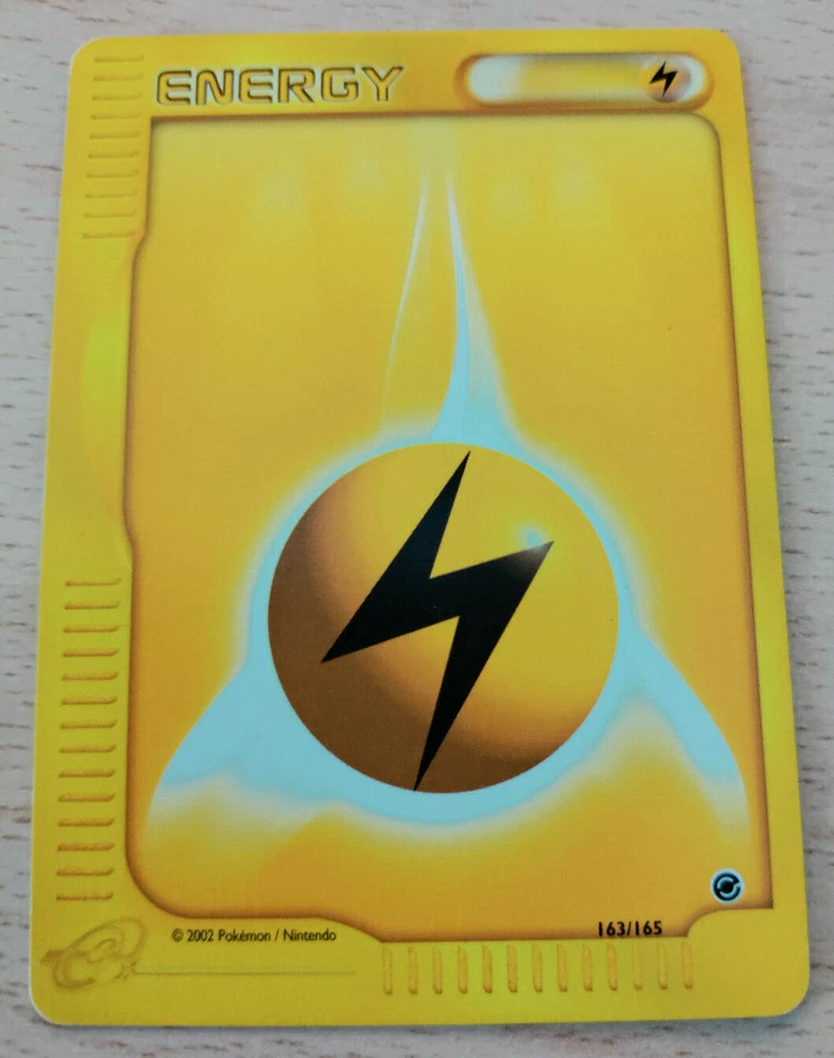 Pokemon Expedition Base Set Lightning Energy Near Mint Condition NM - Imagen 1 de 4