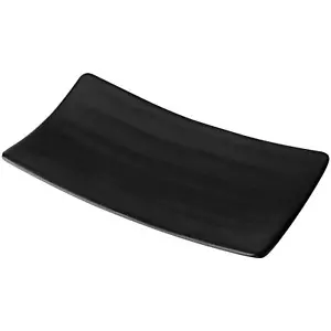 Dinnerware Rectangle Shaped Sushi Serving Dish Plate Black - Picture 1 of 9