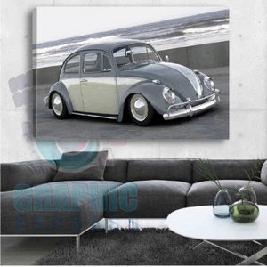 Bild Stoff Bedruckt - Marienkäfer Cox Käfer Vintage Choupette Volkswagen CC02 - Foto 1 di 13