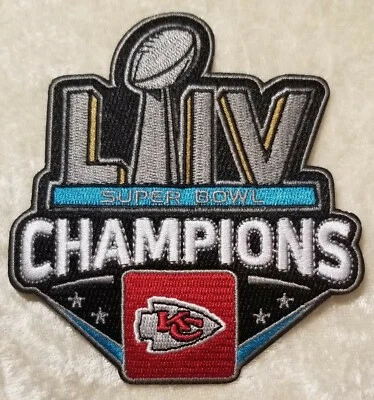 Kansas City Chiefs 2020 Super Bowl 54 4" Iron On Patch ~ Free Tracking!