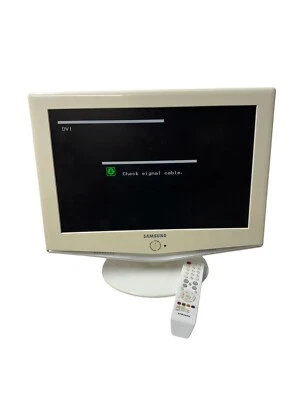 Samsung LN-S1952W WHITE 19 inch Flat Panel HDTV Monitor HD-grade 1440x900 PIXEL  - Image 1 of 4