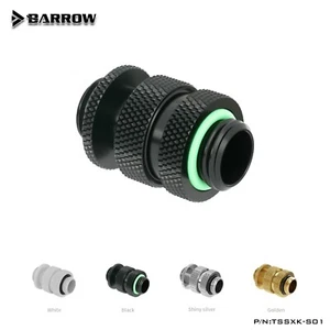 Barrow G1/4" Adjustable Aqua Link Pipe SLI 16-22mm Extender Fitting Male to Male - Afbeelding 1 van 15