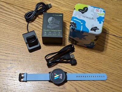 Mobvoi Ticwatch E Smartwatch WF12086, New Band, Charging Stand, +++ - Image 1 of 4