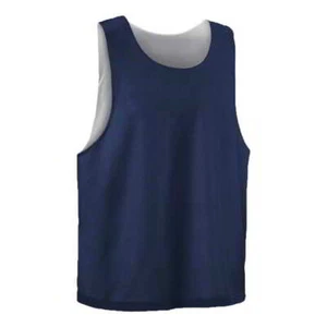 Alleson Athletic Youth Lacrosse Reversible Pinnie A00077 - Navy/White - Large... - Picture 1 of 1