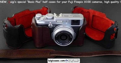 LUIGI BASIC PLUS CASE TO FUJI X100-S+GRIP,STRAP,UPS,VARIOUS COLORS,BARGAIN PRICE - Image 1 of 4