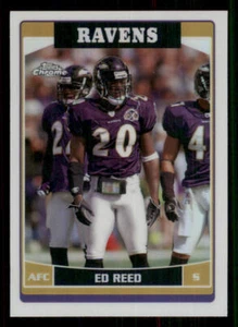 2006 Topps Chrome Refractors #111 Ed Reed - Picture 1 of 2