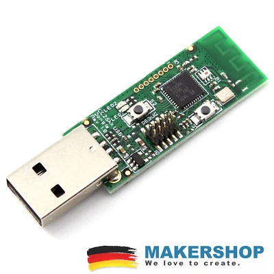 MAKERSHOP CC2531 USB Sniffer Stick Protocol Antenne Zigbee iobroker FHEM Openhab Analyzer