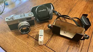 MINOLAT HI-MATIC 7S F/1.8 45MM RANGEFINDER 35MM FILM CAMERA SILVER - Picture 1 of 16