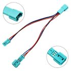Durable New Parts Led Y Cable Ac/Radio Ambient Light Blue 19Cm Adapter